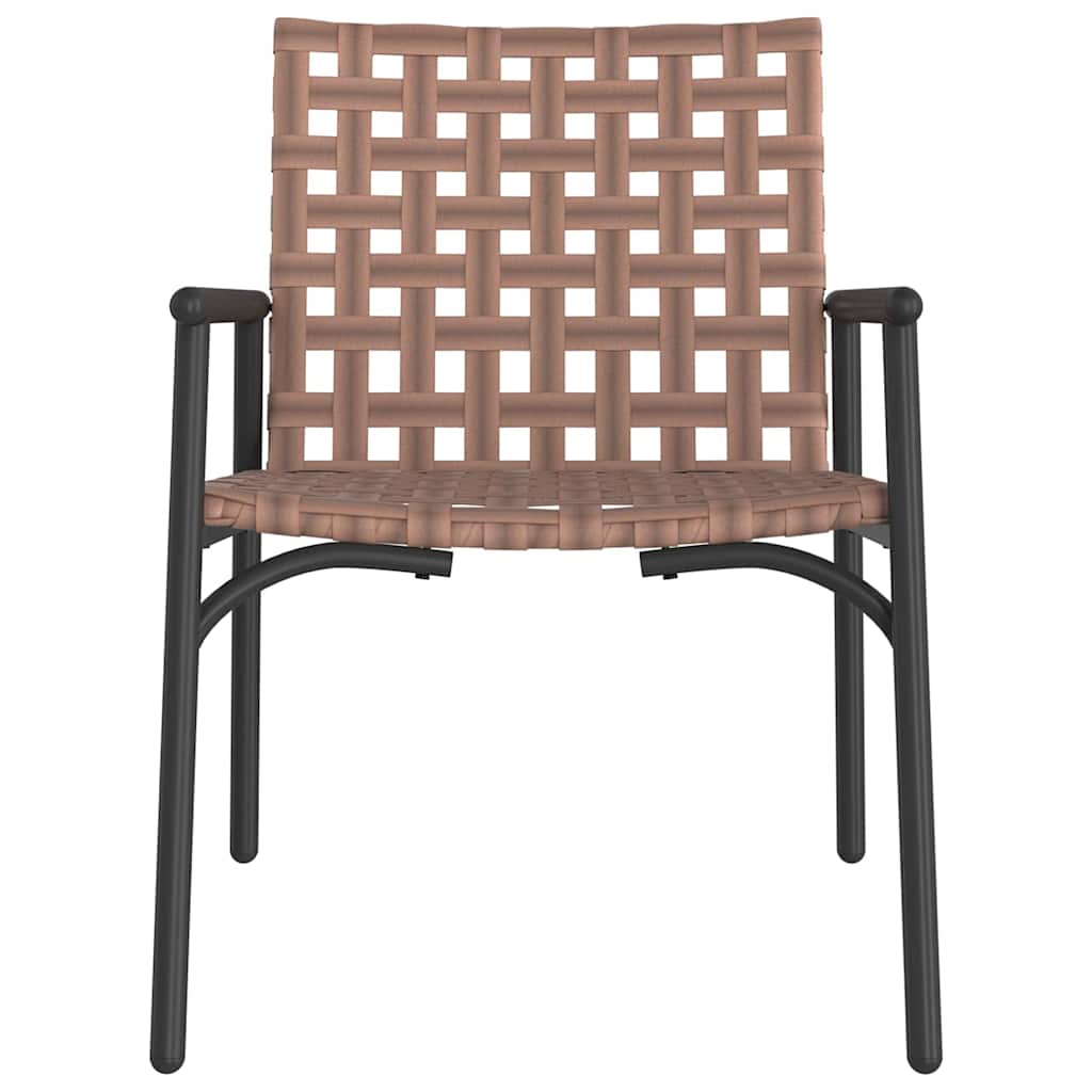 Garden Chair 2 pcs Black 79 x 56 x 73.5cm Poly Rattan